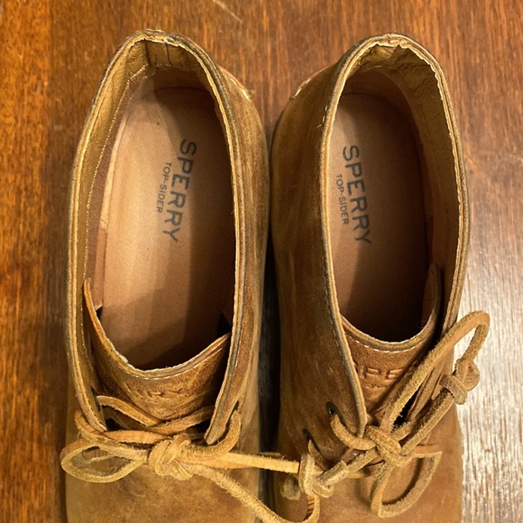 Sperry Top-sider Harlow Leather Wedge Bootie US 7.5 - Picture 5 of 10